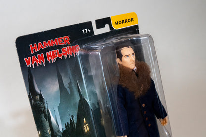 Van Helsing 8" Action Figure, Hammer, Mego, Mega Monsters, 2021, Boxed Sealed