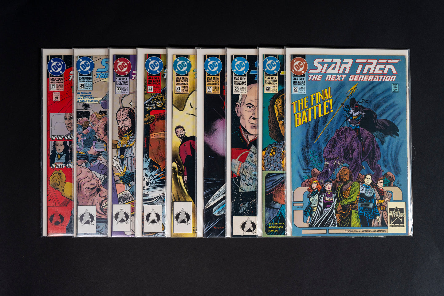 Star Trek The Next Generation, Vol. 2, #27-35 run, DC Comics, 1992