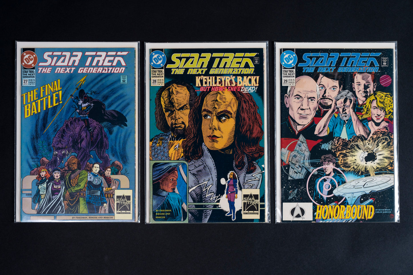 Star Trek The Next Generation, Vol. 2, #27-35 run, DC Comics, 1992