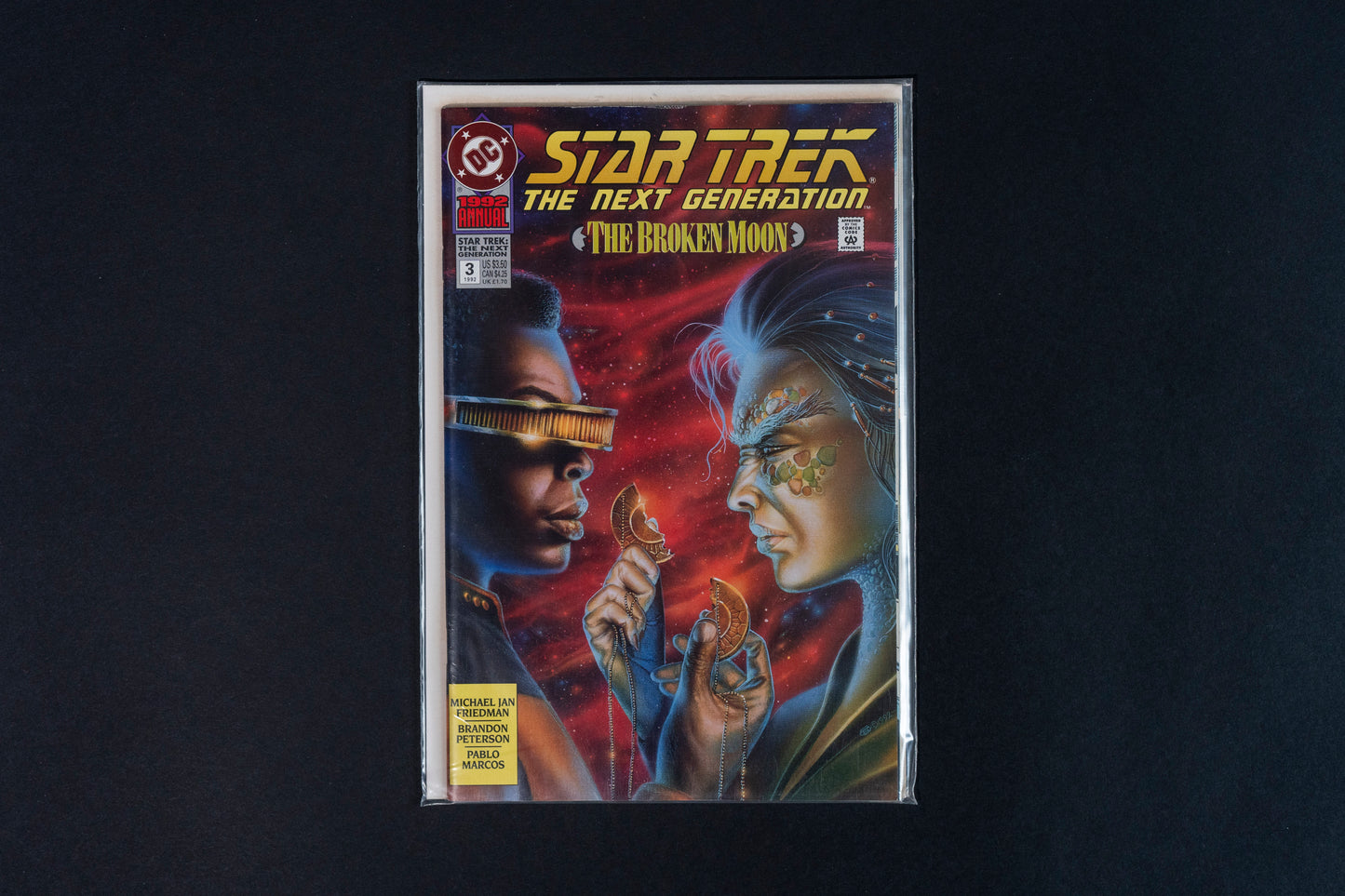 Star Trek The Next Generation, The Broken Moon, 1992 Annual, #3, DC Comics, 1992