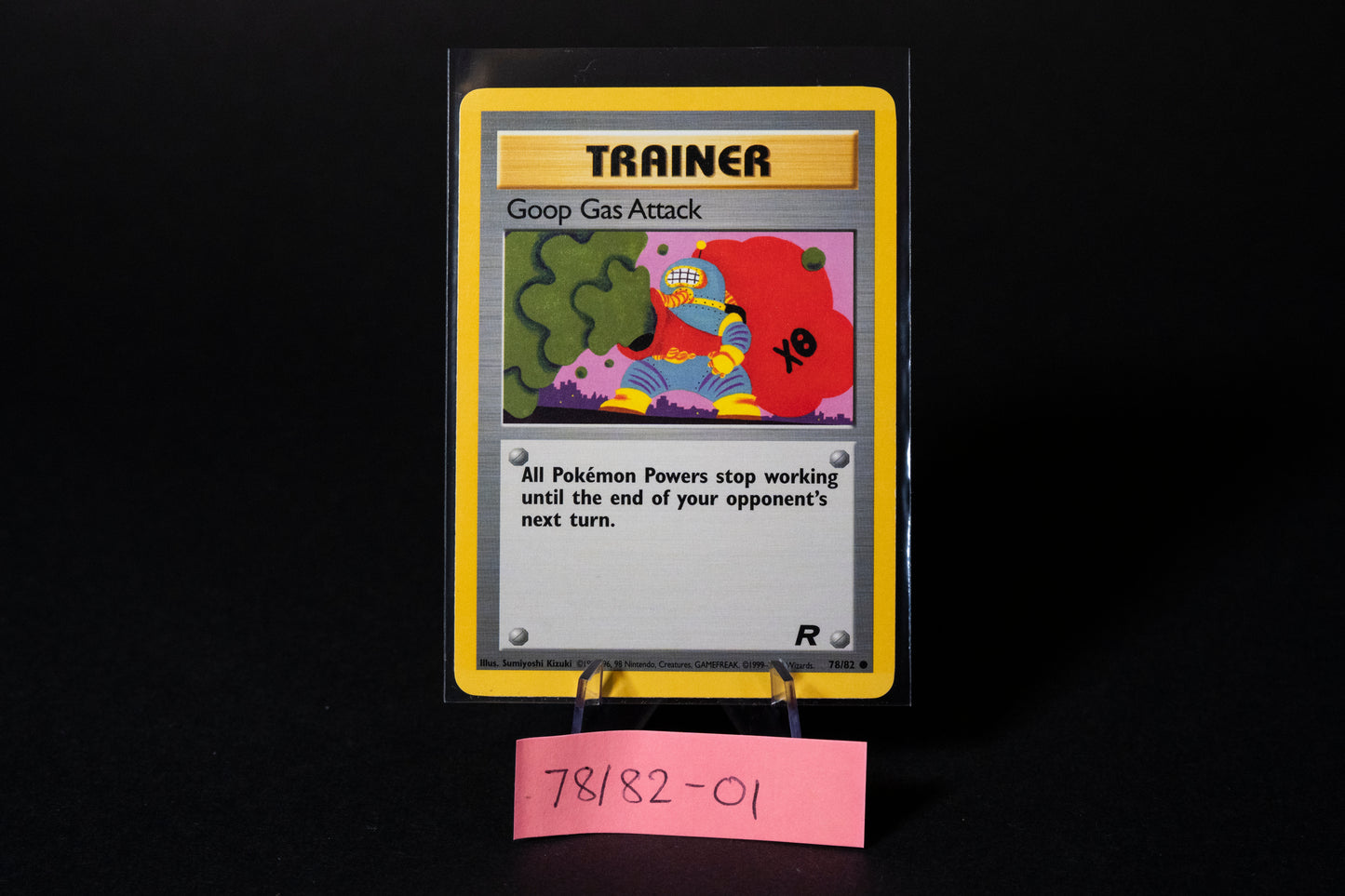 78/82, Goop Gas Attack, Pokemon, Team Rocket, 2000	Common, Ungraded, English