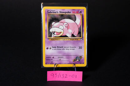 95/132, Sabrina's Slowpoke, Pokemon, Gym Heros, 2000, Common, Ungraded, English