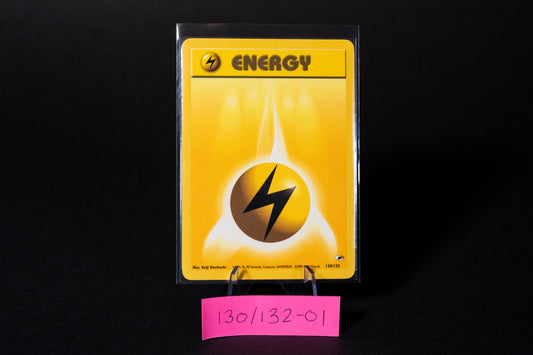 130/132, Lightning Energy, Pokemon	Gym Heros, 2000	Common, Ungraded, English