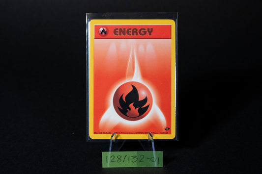 128/132, Fire Energy, Pokemon, Gym Challenge, 2000, Common, Ungraded, English