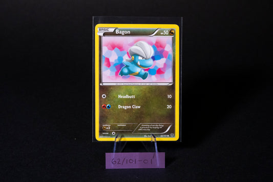 62/101, Bagon, Pokemon, Black & White, Plasma Blast, 2013, Common, Ungraded, English