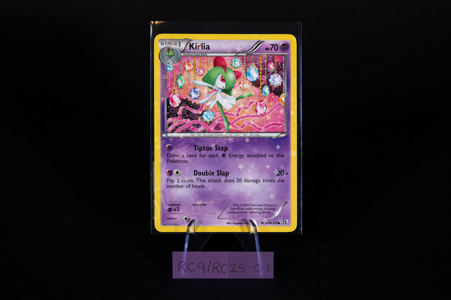 RC9/RC25, Kirlia, Pokemon, Black & White, Legendary Treasures : Radiant Collections, 2013, Common, Ungraded, English