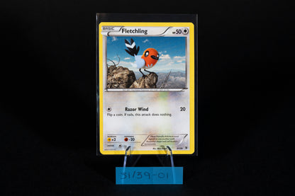 31/39, Fletchling, Pokemon, XY, Kalos Starter Set, 2013, Common, Ungraded, English