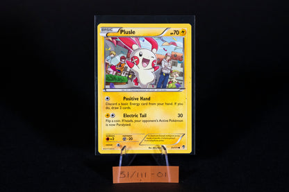 31/111, Plusle, Pokemon, XY, Furious Fists, 2014, Common, Ungraded, English