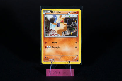 51/111, Makuhita, Pokemon, XY, Furious Fists, 2014, Common, Ungraded, English