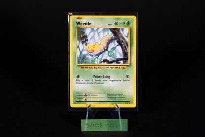 5/108, Weedle, Pokemon, XY, Evolutions, 2016, Common, Ungraded, English