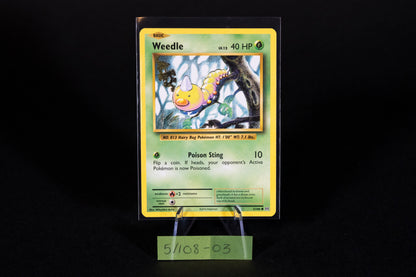 5/108, Weedle, Pokemon, XY, Evolutions, 2016, Common, Ungraded, English