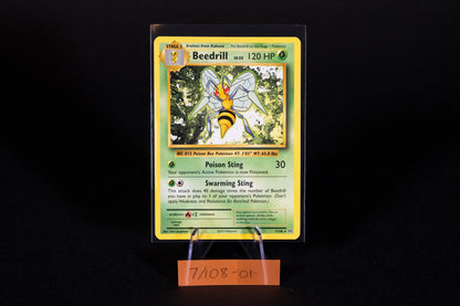 7/108, Beedrill, Pokemon, XY, Evolutions, 2016, Rare, Ungraded, English