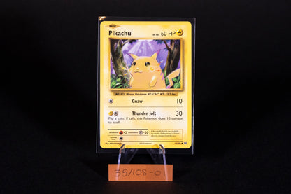 35/108, Pikachu, Pokemon, XY, Evolutions, 2016, Common, Ungraded, English