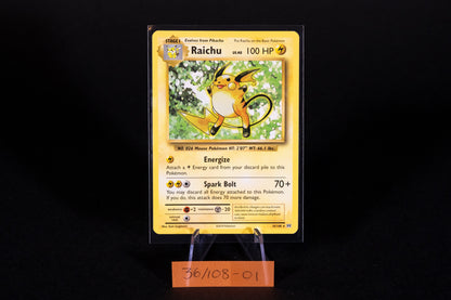 36/108, Raichu, Pokemon, XY, Evolutions, 2016, Rare, Ungraded, English