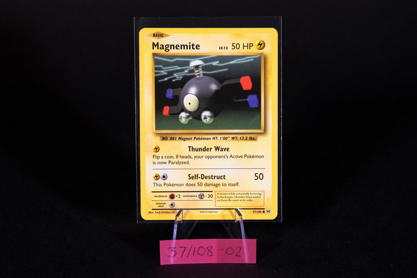 37/108, Magnemite, Pokemon, XY, Evolutions, 2016, Common, Ungraded, English