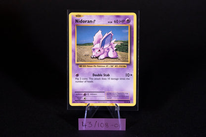 43/108, Nidoran M, Pokemon, XY, Evolutions, 2016, Common, Ungraded, English