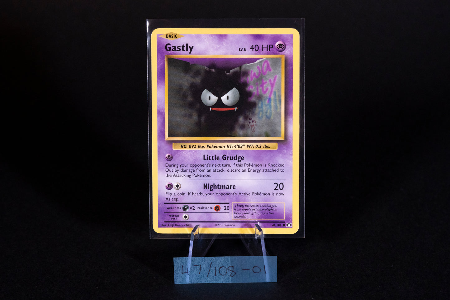 48/108, Haunter, Pokemon, XY, Evolutions, 2016, Uncommon, Ungraded, English