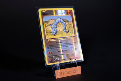 61/108, Onix, Pokemon, XY, Evolutions, 2016, Common, Ungraded, English