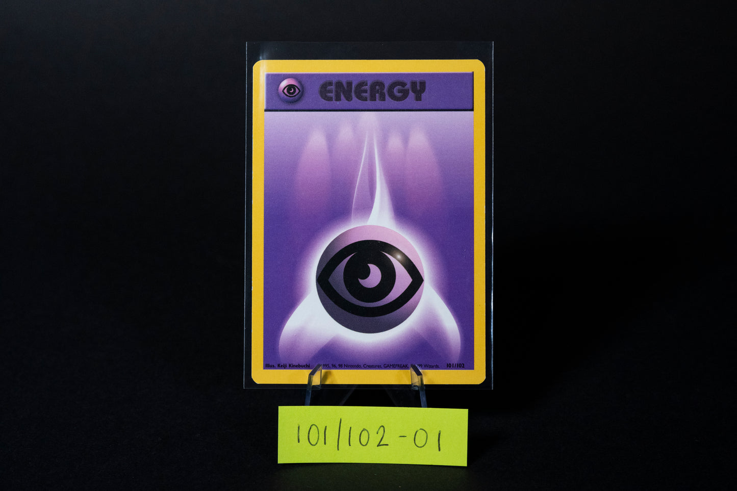 101/102, Psychic Energy, Pokemon, Base Set Unlimited, 1999, Common, Ungraded, English