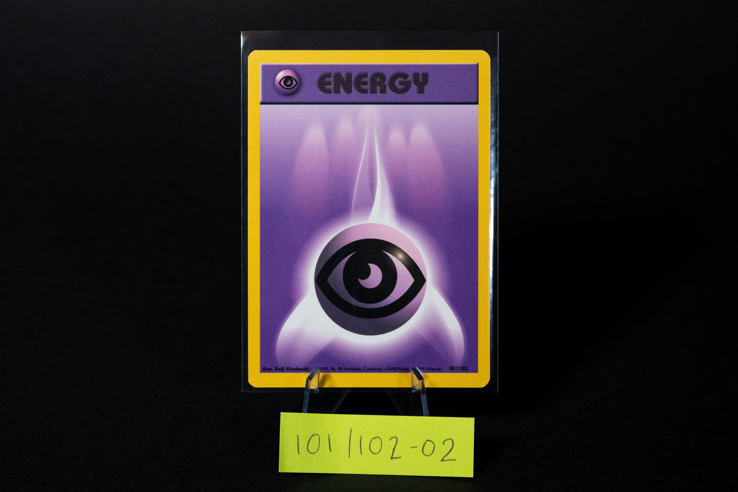 101/102, Psychic Energy, Pokemon, Base Set Unlimited, 1999, Common, Ungraded, English