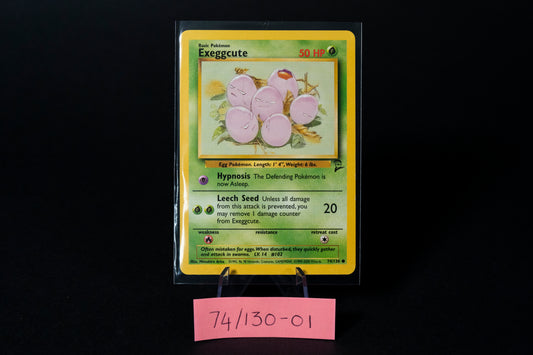 74/130, Exeggcute, Pokemon, Base Set 2, 2000, Common, Ungraded, English