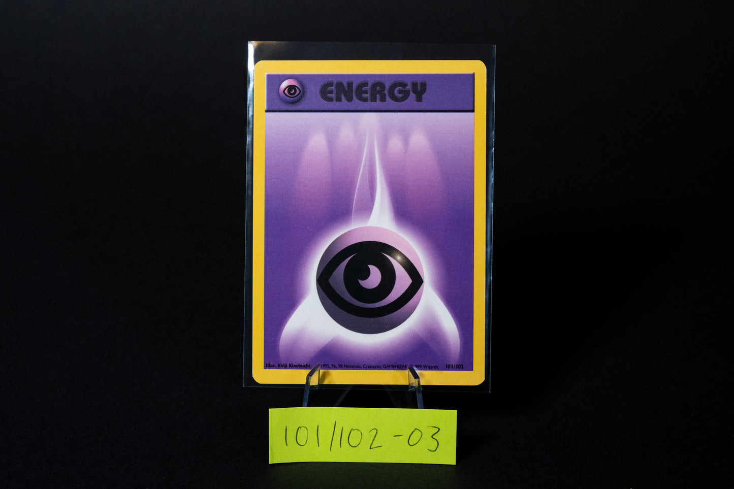 101/102, Psychic Energy, Pokemon, Base Set Unlimited, 1999, Common, Ungraded, English