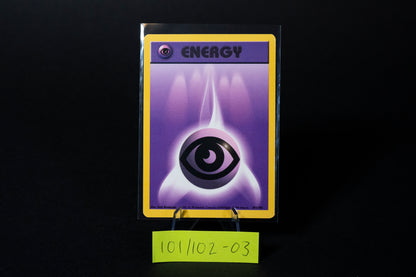 101/102, Psychic Energy, Pokemon, Base Set Unlimited, 1999, Common, Ungraded, English