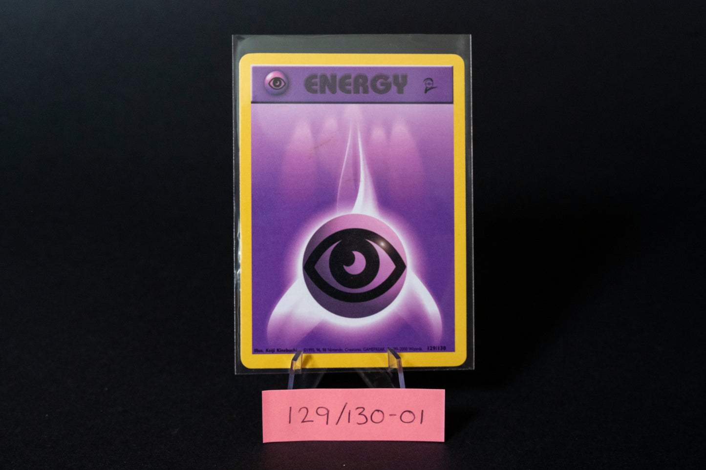 129/130, Psychic Energy, Pokemon, Base Set 2, 2000, Common, Ungraded, English