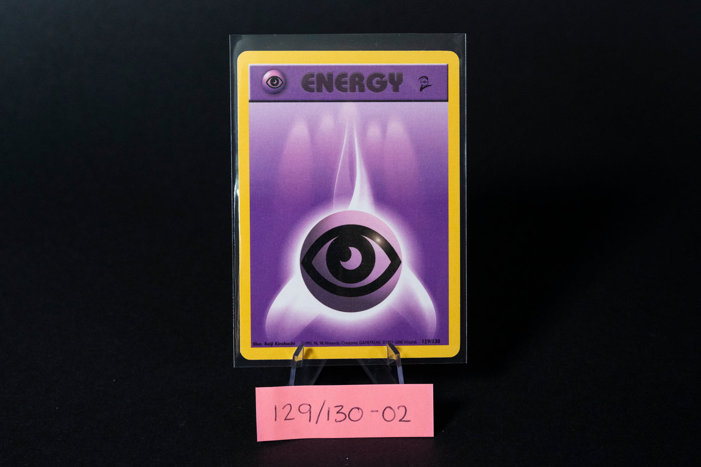 129/130, Psychic Energy, Pokemon, Base Set 2, 2000, Common, Ungraded, English