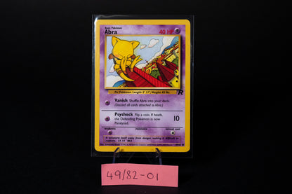 49/82, Abra, Pokemon, Team Rocket, 2000, Common, Ungraded, English