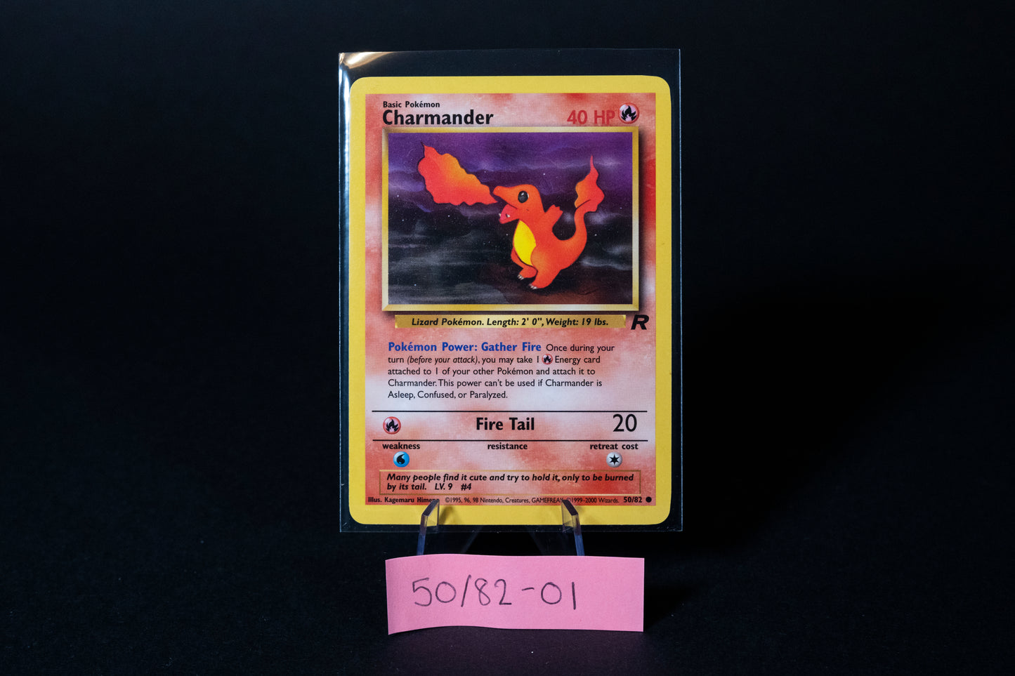 50/82, Charmander, Pokemon, Team Rocket, 2000, Common, Ungraded, English