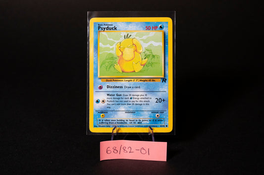 65/82, Psyduck, Pokemon, Team Rocket, 2000, Common, Ungraded, English