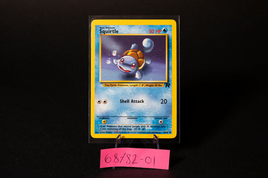 68/82, Squirtle, Pokemon, Team Rocket, 2000, Common, Ungraded, English