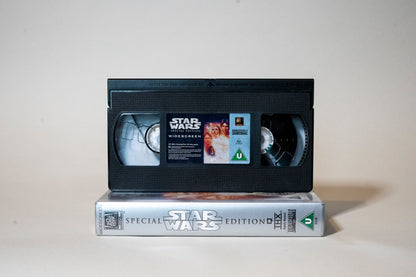 A New Hope, The Empire Strikes Back, Return of the Jedi, Star Wars, VHS, Widescreen THX, Platinum Special Edition, 1997