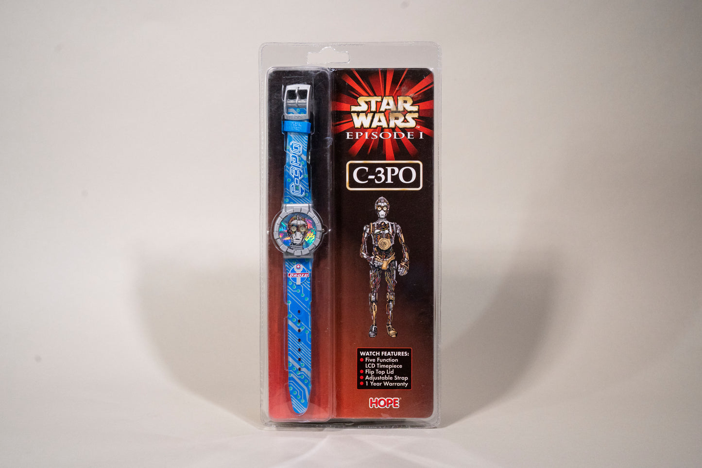 C-3PO Watch, Star Wars, Episode I, Hope, 1999, Boxed Sealed