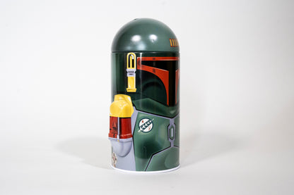 Boba Fett Money Coin Saving Tin, Star Wars, Piggy Bank, 2015, EMPTY