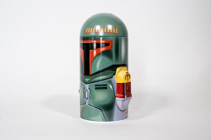 Boba Fett Money Coin Saving Tin, Star Wars, Piggy Bank, 2015, EMPTY