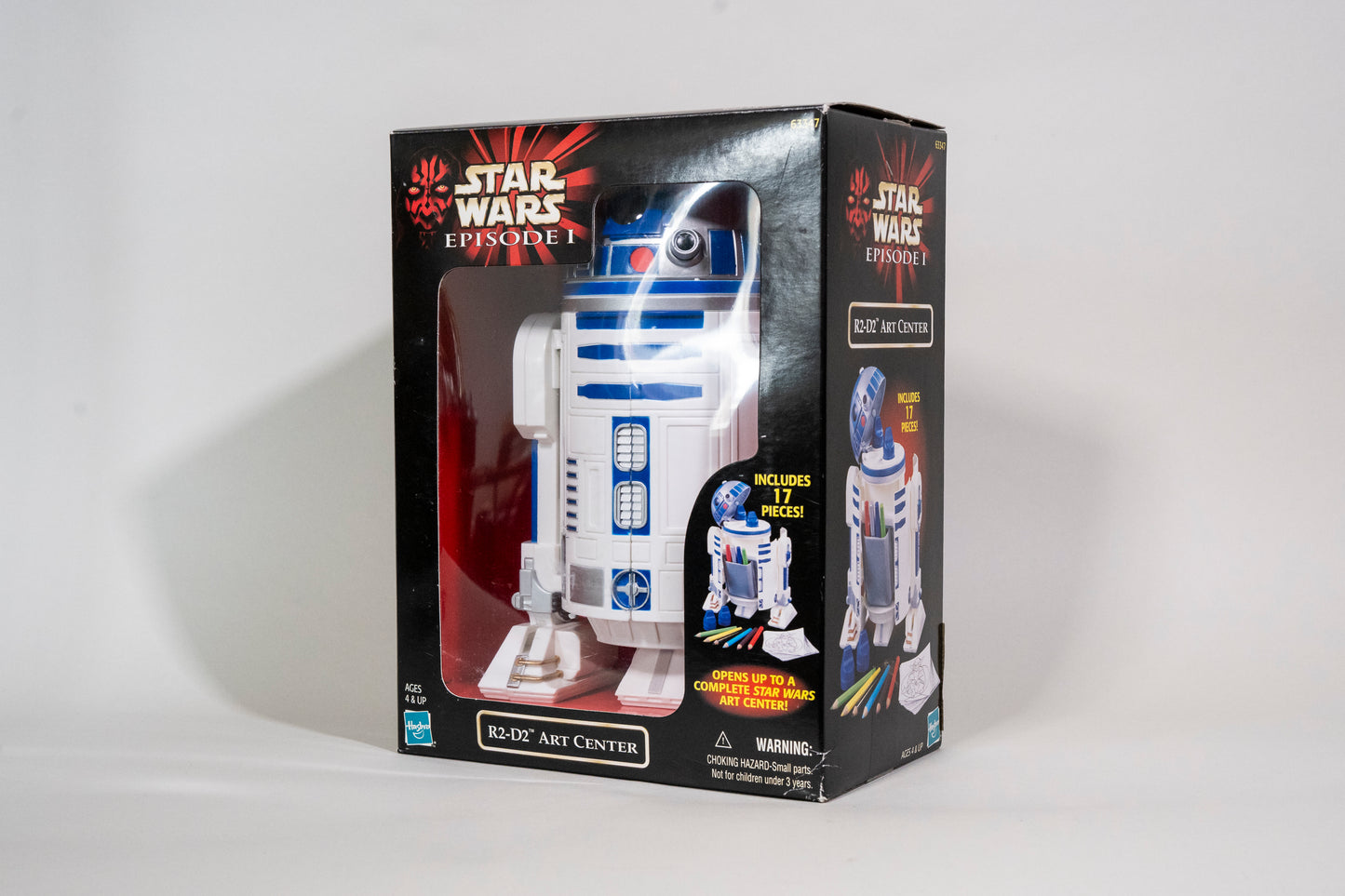 R2-D2 Art Center, Star Wars, Episode 1: The Phantom Menace, Hasbro, 1998, Boxed Opened