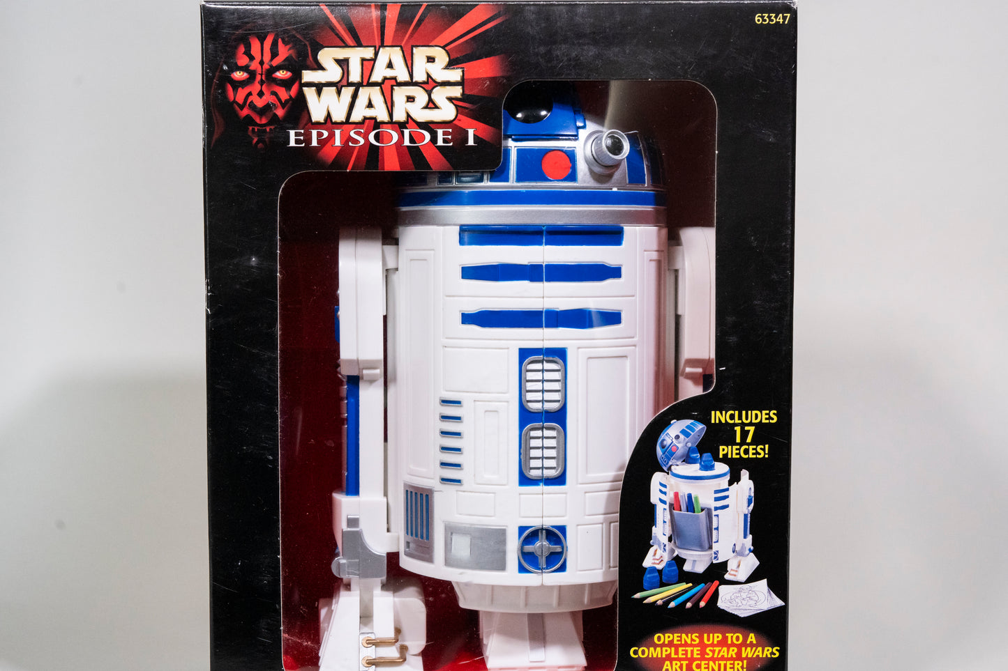 R2-D2 Art Center, Star Wars, Episode 1: The Phantom Menace, Hasbro, 1998, Boxed Opened