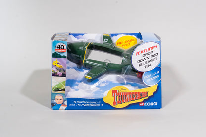 Thunderbird 2 & 4 Corgi Diecast Model CC00801, Thunderbirds, Corgi, 2005, Boxed Sealed