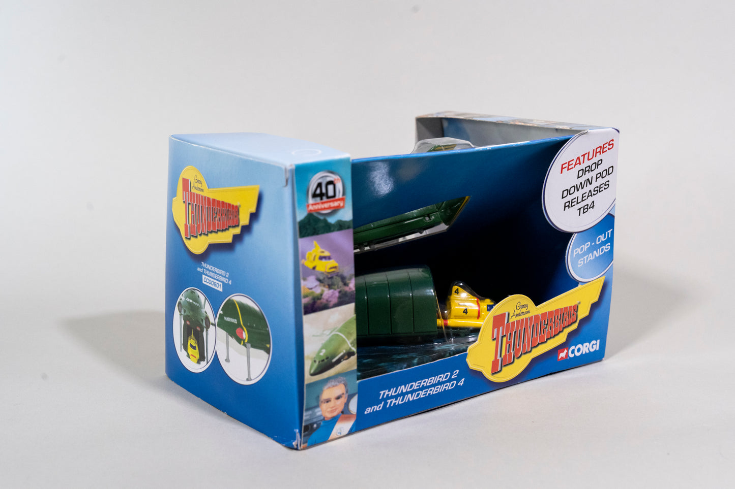 Thunderbird 2 & 4 Corgi Diecast Model CC00801, Thunderbirds, Corgi, 2005, Boxed Sealed