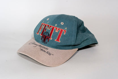 Signed Jeremy Bulloch Boba Fett Embroidered Hat, Star Wars, Fresh Caps, 1996