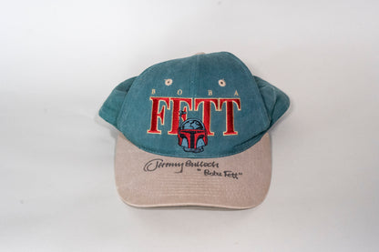 Signed Jeremy Bulloch Boba Fett Embroidered Hat, Star Wars, Fresh Caps, 1996