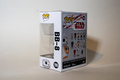 BB8 #196, Star Wars, Vinyl Bobble Head, Funko Pop, 2017, Boxed