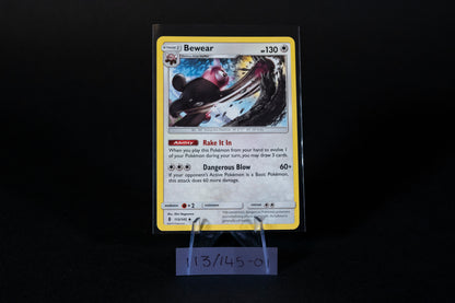 113/145, Bewear, Pokemon, Sun & Moon, Guardians Rising, 2017, Uncommon, Ungraded, English