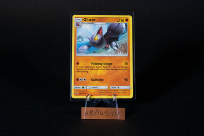 68/145, Gliscor, Pokemon, Sun & Moon, Guardians Rising, 2017, Uncommon, Ungraded, English