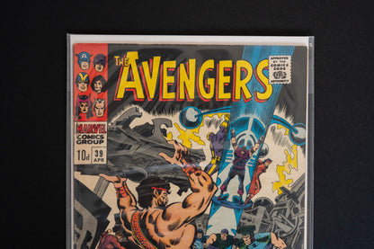 The Avengers, Vol.1 #39, Marvel Comics, 1967, Pence Edition