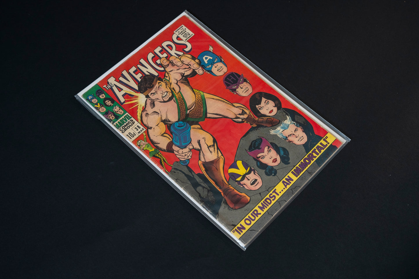 The Avengers, Vol.1 #38, Marvel Comics, 1967, Pence Edition