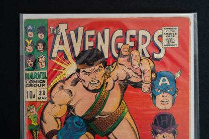 The Avengers, Vol.1 #38, Marvel Comics, 1967, Pence Edition