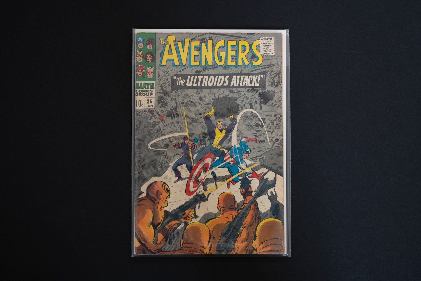 The Avengers, Vol.1 #36, Marvel Comics, 1967, Pence Edition